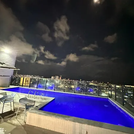 Apartamento Flat Premium Recife - Ilha Do Leite Piscina Termica Exterior foto